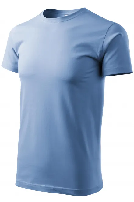 Унисекс тениска с по-голямо тегло, небесно синьо