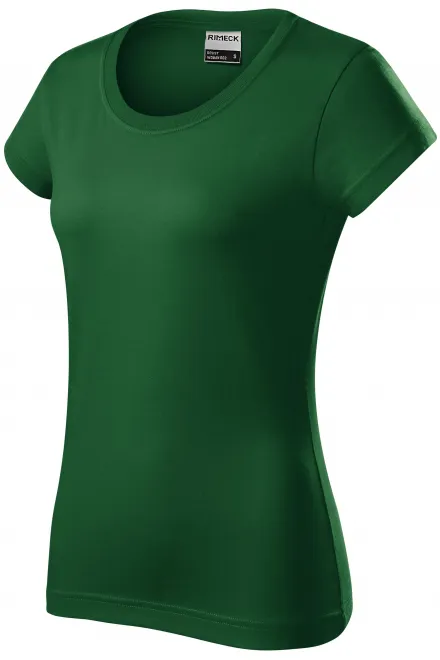 Устойчива дамска тениска, бутилка зелено