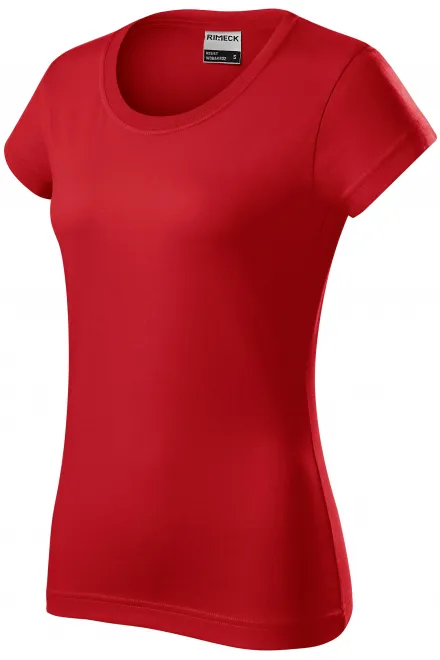 Устойчива дамска тениска, червен
