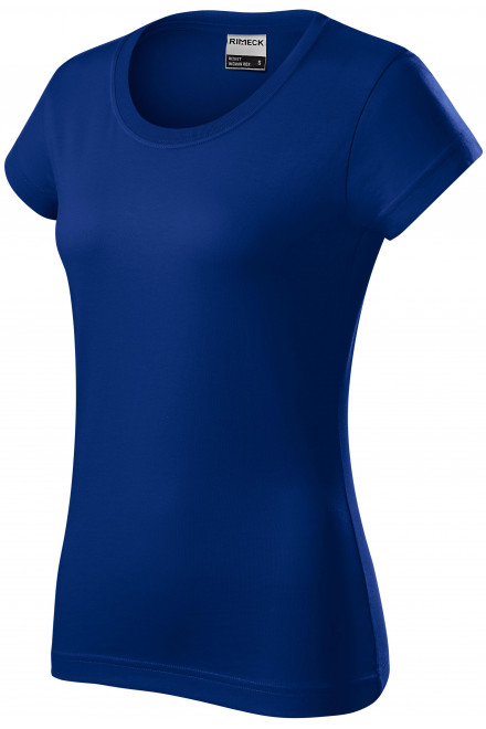 Устойчива дамска тениска в тежка категория, кралско синьо, сини тениски