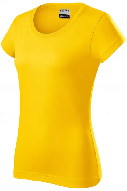 Устойчива дамска тениска, жълт